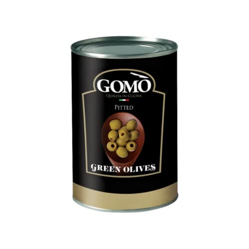 Gomo Pitted Green Olives 4.15kg x 3 Cases