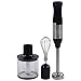 Ręczny Blender Zanurzeniowy, 4 w 1 Robot Kuchenny Blender Combo 1000w Ręczny Blender Ręczny o Regulowanej Prędkości 5 z Kubkiem do Mieszania 500 Ml, Miarką 700 Ml i Głowicą do Ubijania Jajek do Smooth