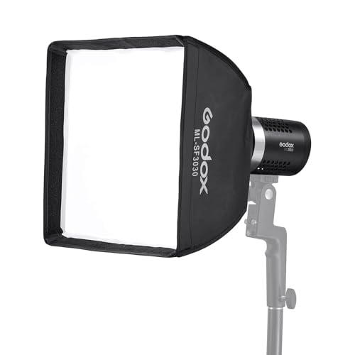 Godox ML60 撮影用ライト セット&LAOFASソフトボックス 激安ビデオライト「Godox ML60」 のソフトボックス・キット【使用