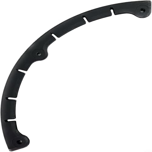 Lastdaytime 2 x Snowboard-Kantenschutz, gebogen, Antikollisionsstreifen, Kunststoff, mehrere Größen, einfache Installation, robuster Nasenschutz für Snowboards, Ski, Longboards, Skateboards (L)