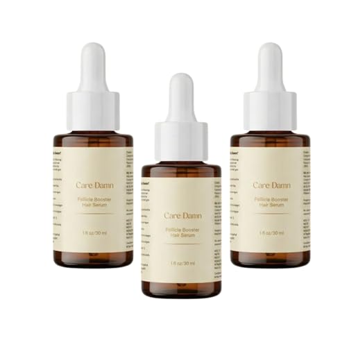 Image of CARE DAMN Hair Regrowth Serum for Hair Fall Control | Redensyl, Procapil, Anagain, Baicapil & Rosemary Extract | Follicle Booster for Stronger Hair | Suitable for Men & Women (30 ml) (Pack of 3)