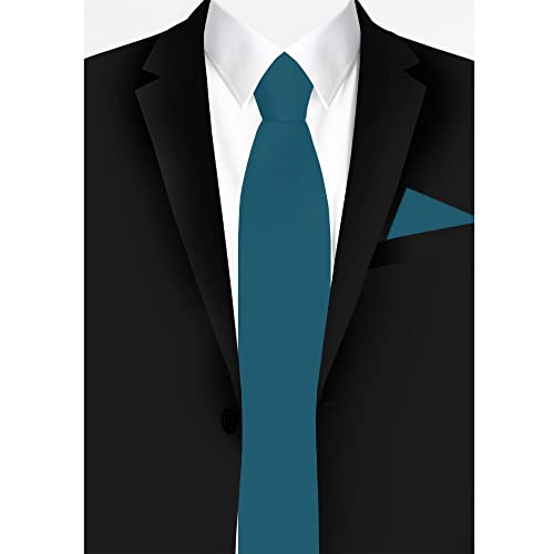 Image of Jacob Alexander Men's Pocket Square Solid Color Handkerchief