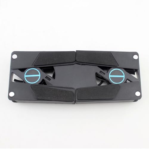 Veemoon 2 Pcs USB Cooler para Laptop con Ventiladores Dual miniatura 6