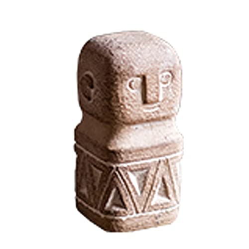 Massive Stein-Osterinsel-Gartenskulpturen – 3 Stück Steinguss-Figuren für Outdoor-Dekoration, wetterbeständige Statuen für Familienfeste und Heimdekoration