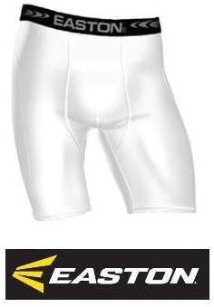 Easton Baseball/Softball Bio-Dri Polyester/Spandex Sliding Short with Pocket for Cup (7 Youth & Adult Sizes)