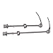 Quick Release Skewers, Front & Rear, Pack of 2, for Mountain Biking, Road Biking, City Cycling, and Long-Distance Travel