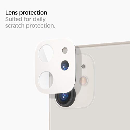 Image of Spigen Tempered Glass Camera Lens Protector White For Iphone 11-2 Pack