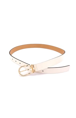 kate spade new york Women's 1 Inch Belt with Pearl & Heart Keppers, Leather Accessory, Adjustable Sizing4
