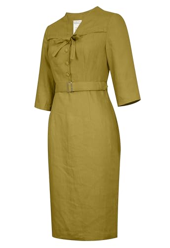 Robe en lin à nouer légère contre la chaleur estivale - 3