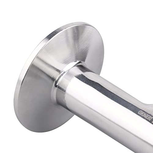 DERNORD Clamp Tee 3 Way Stainless Steel 304 Sanitary Fitting Fits 1.5" Tri-clamp, 19mm Pipe OD