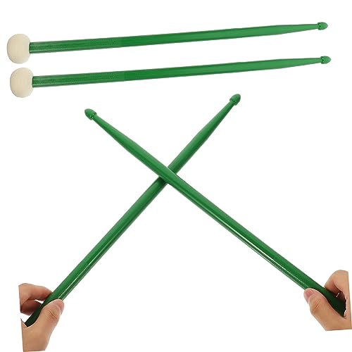 Levemolo baquetas dobles de nylon color verde oscuro miniatura 1