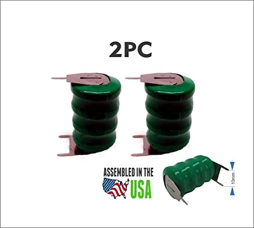 Batería Recargable NiMH 4.8V 80mAh 3 Pin 2 Unidades miniatura 2