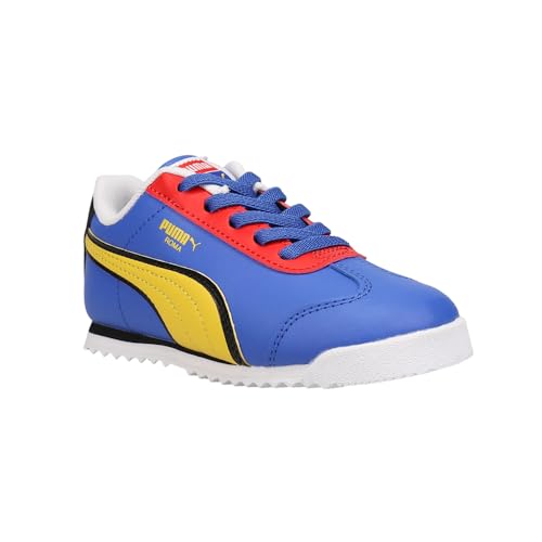 PUMA Toddler Boys Roma Primary Ac Lace Up Sneakers Shoes Casual - Blue2