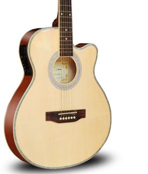 Amazon | エレキアコースティックギターセット ウッド木製 特製ソフト