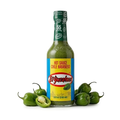 El Yucateco Green Habanero Hot Sauce 8 oz