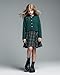 PureChapter Preppy Clothes Girls Clothes Tartan Plaid Dress Cardigan Jacket Belt Cute Girls Fashion School Outfits