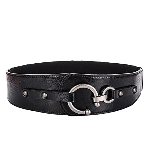 Leather Women Belt Genuine Leather Belt For Women Cowhide Leather Female Belts Wide Belts For Women(Coffee)2