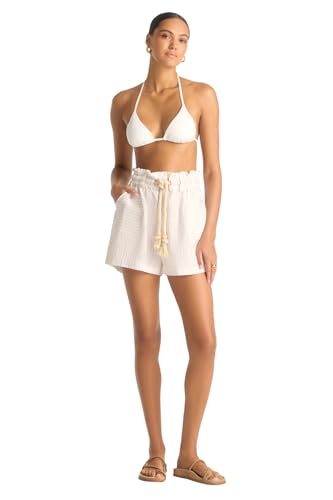 Boardwalk Stripe Women's Avery Short Swimsuit Cover Up