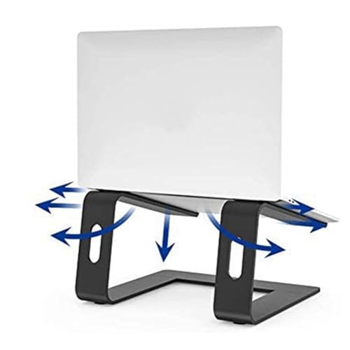 Support portable aluminium noir pour bureau et table - 4