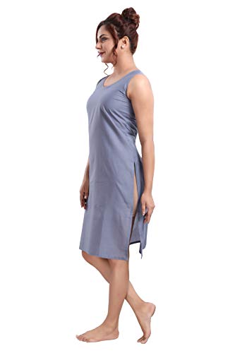 Image of Cotton Rich Camisole Slip for Women | Long Kurti Slip /Suit Slip /Camisole Slip Knee Length Inner(Long Inner)