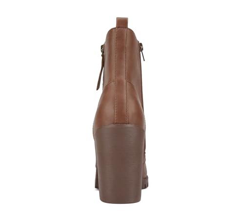 Image of Soda Women's Malia Faux Lace Up Chunky Lug Sole Combat Boot