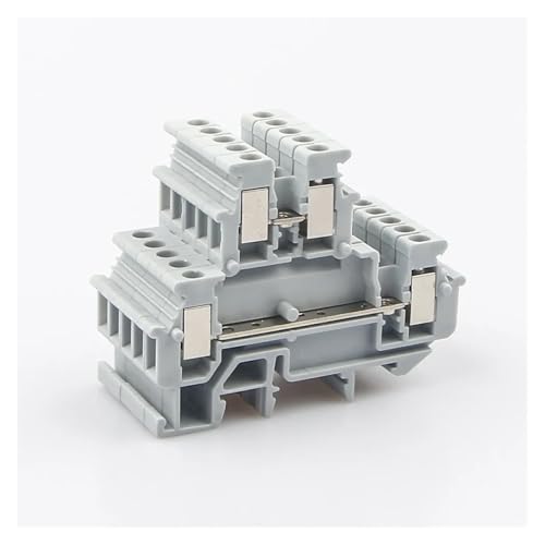 Bloque de terminales de doble capa MBKKB-2.5 para optimizar el espacio en cuadros de carril DIN 4