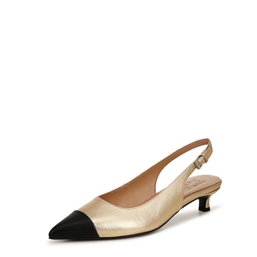 Naturalizer Womens Gazing Cap Toe Slingback Kitten Heel