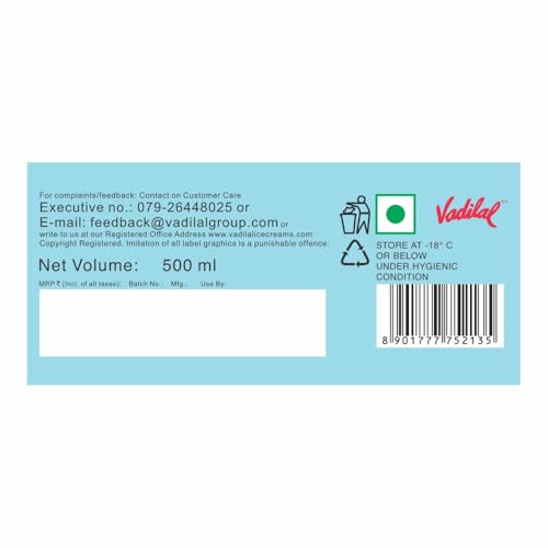 Image of Vadilal Chocolate Chips Ice Cream Cake, 500 ML