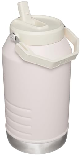 Image of Stanley IceFlow Flip Straw Jug with Handle 96 oz| Twist On Lid and Flip Up Straw | Leak Resistant for Travel and Sports | Insulated Stainless Steel | BPA-Free | Rose Quartz