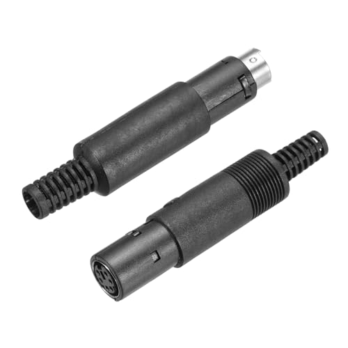 Set 2 Conectores Socket S-Video DIN Mini 6 Pines miniatura 1