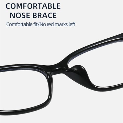 Lunettes carrées rétro classiques avec monture simple et design unisexe
