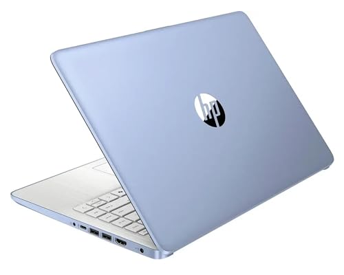 Image of HP AI-Powered 14 inch HD Laptop with Microsoft Office and 1TB Cloud Storage Included for 1-Year| 8GB RAM|128GB SSD| Intel 4-Core CPU| Webcam| Ultra Light|Windows 11| RK Bundle| Blue