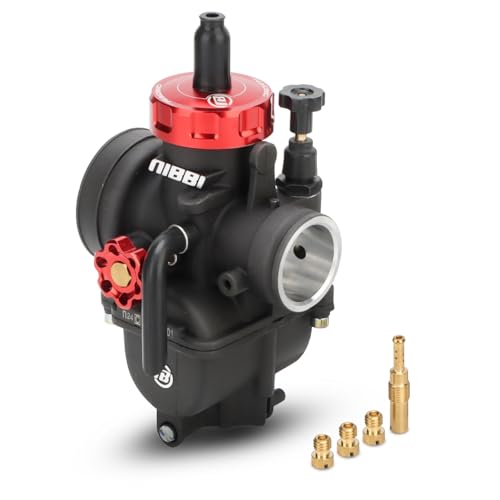 Image of NIBBI Carburetor PE24,24mm Carburetor fit 150cc Motorcycle Engine with Carb Jets - For Dirt Pit Bike Mini Bike Motocross GY6