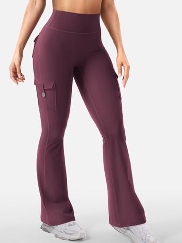Image of YEOREO CoreFlex Women Workout Flare Leggings