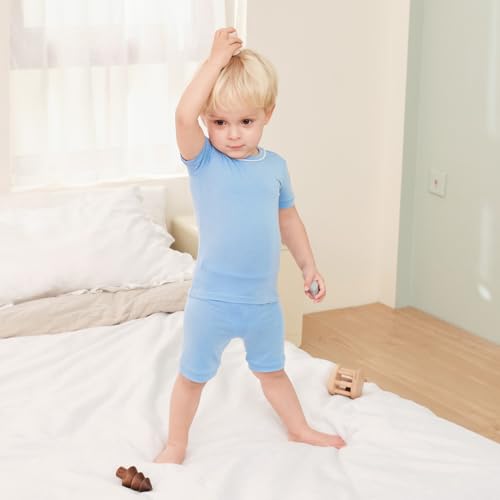 Image of pureborn Baby Pajamas Set Toddler Snug Fit Cotton Sleepwear 2pcs 12M-7Y