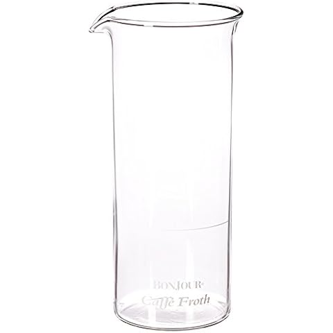 BonJour Coffee Caffé Froth Replacement Frother Glass Carafe, 15-Ounce - Cover
