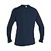 O'Neill Men’s Basic Skins-2 Long Sleeve Sun Shirt, UPF 50+ Sun and Rash Protection for Surfing and All Outdoor Activities, Navy, Large