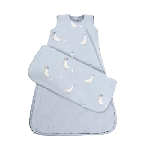 Image of GUNAMUNA gunamuna Unisex Baby, Toddler Wearable Blanket, Sleeping Bag Bamboo Rayon, Sleep Sack with Diaper Zipper, 1.0 TOG