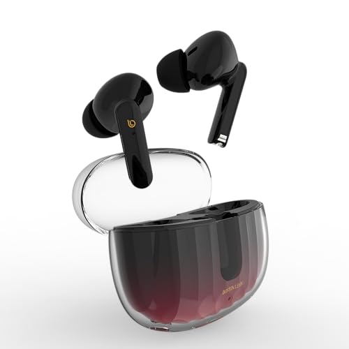 BOSTON LEVIN Airmax True Wireless in Ear Earbuds with Playtime 30 Hours, ENC Mic, Low Latency Gaming, Type-C Fast Charging, 13 mm Rich Bass Drivers, IPX5, Bluetooth 5.3 Ear Buds TWS (Black) (B0CQCRWKJM) Amazon Price History, Amazon Price Tracker