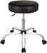 AmazonBasics Multi-Purpose Drafting Spa Bar Stool with Wheels - Black