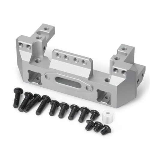 Pièces mise à niveau voiture RC pare-chocs TRX-4 Bronco 1/10 support servo argent