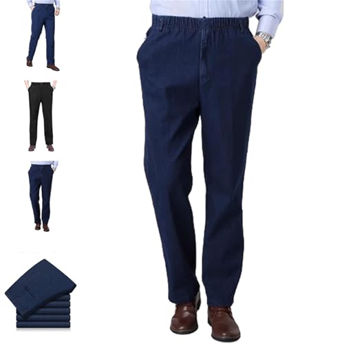 Cooliflex Jeans, Gentsflex - Flexible Waist Straight Fit Comfort Denim, Mens Elastic Waist Jeans Relaxed Fits