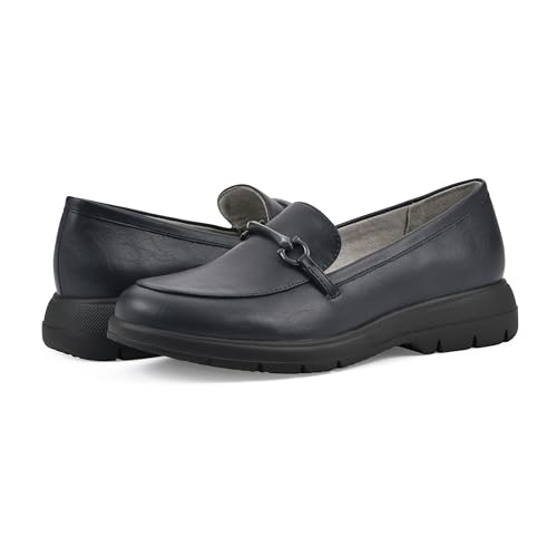 Image of CLIFFS BY WHITE MOUNTAIN Women's Flow Cushioned Lug Sole Loafer Flat