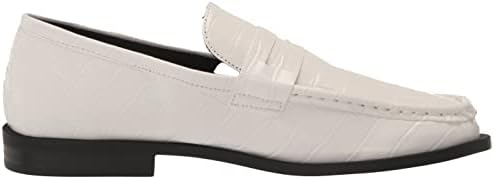 Steve Madden Women's Goodman Loafer, White Croco, 8 | Image 5