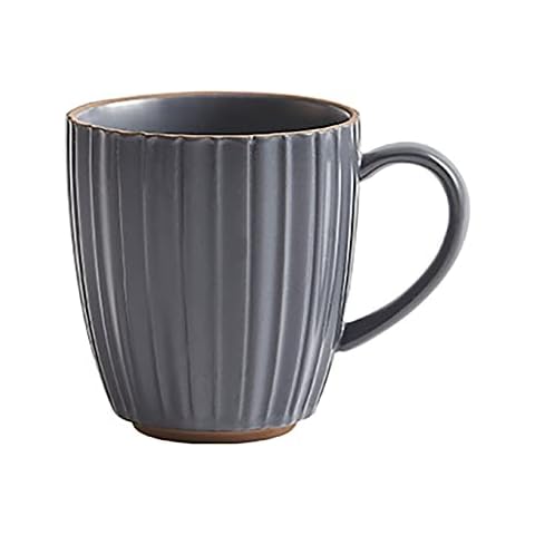 Matte Ceramic Coffee Mug, Retro Coffee Mug,11 oz,Tea Cup for Office and Home, Matte Glaze Coffee Mug,Dishwasher and Microwave Safe, 1 Pack (Blue) Cover