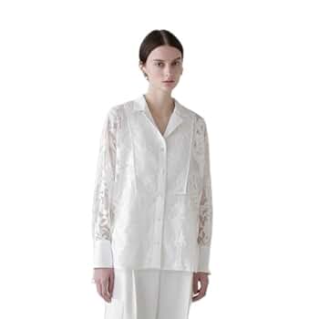 美品　アドーア　ホワイト ゆったりブラウス　トップス 半袖　38 シンプル ライトストレッチブラウス | ADORE（アドーア） ｜【公式】通販