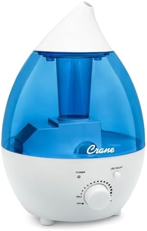 Crane Personal 1.3 Liter Ultrasonic Cool Mist Humidifier for Kids...