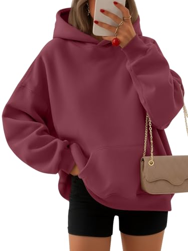 Image of EFAN Women's Hoodies Oversized Sweatshirt Comfort Fleece Sweaters | Cozy Trendy Pullover Hoodies, Sweatshirts with Pockets For Fall & Winter