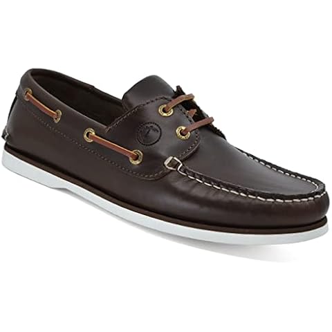 Seajure Zapatos Náuticos Hombre Forvie Cuero Marrón Cover