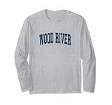 Cette lettre vintage Wood River IL, en couleur marine et blanc, avec un look rétro légèrement usé et vieilli en fait un cadeau parfait pour les vacances, les hommes, les femmes et les enfants.